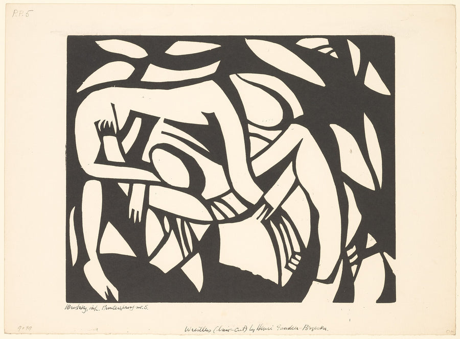 Les Lutteurs - Henri Gaudier-Brzeska