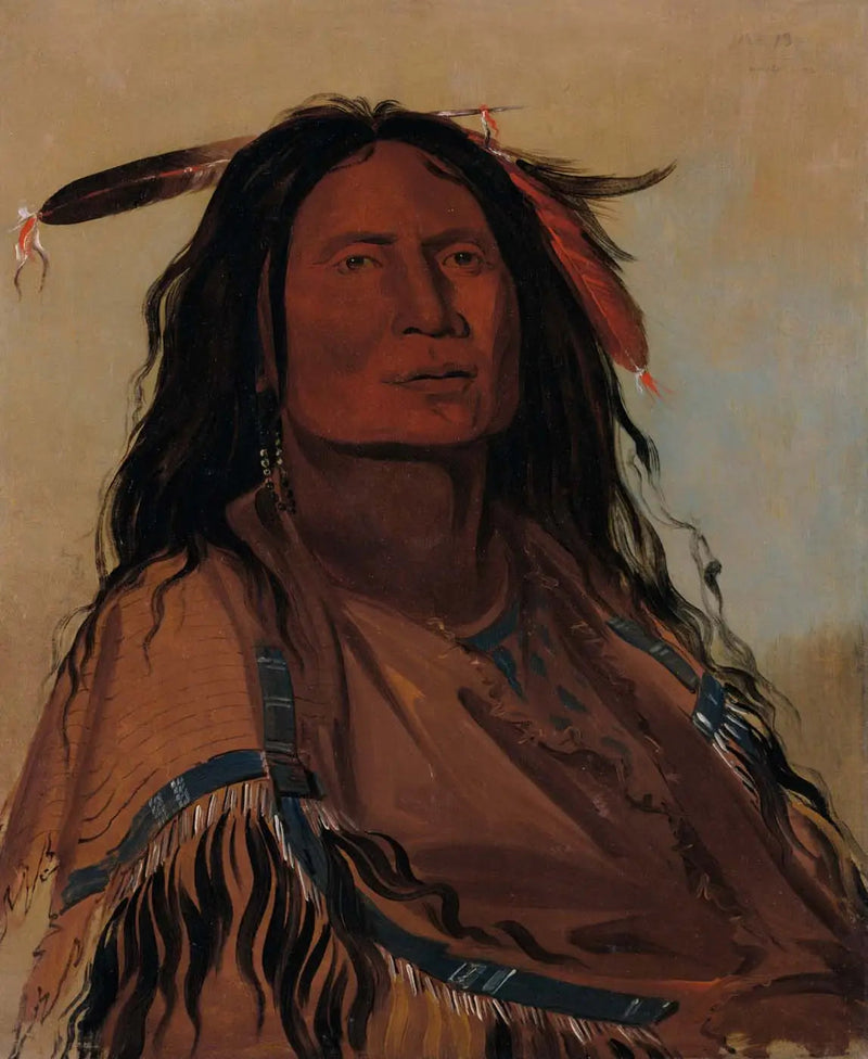 Wúk-mi-ser, Mısır, Miniconjou savaşçısı - George Catlin