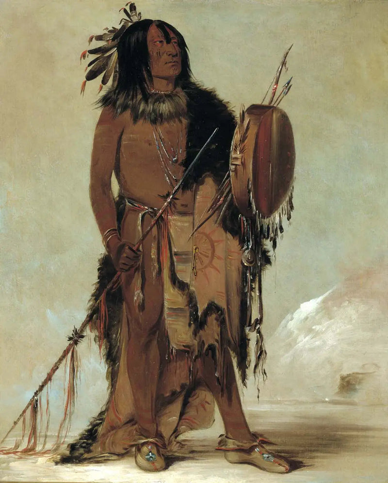 Wún-nes-tou, Buffle blanc, eski bir şifacı - George Catlin