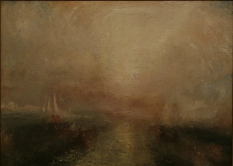 Kıyıya yaklaşan yat - J. M. W. Turner