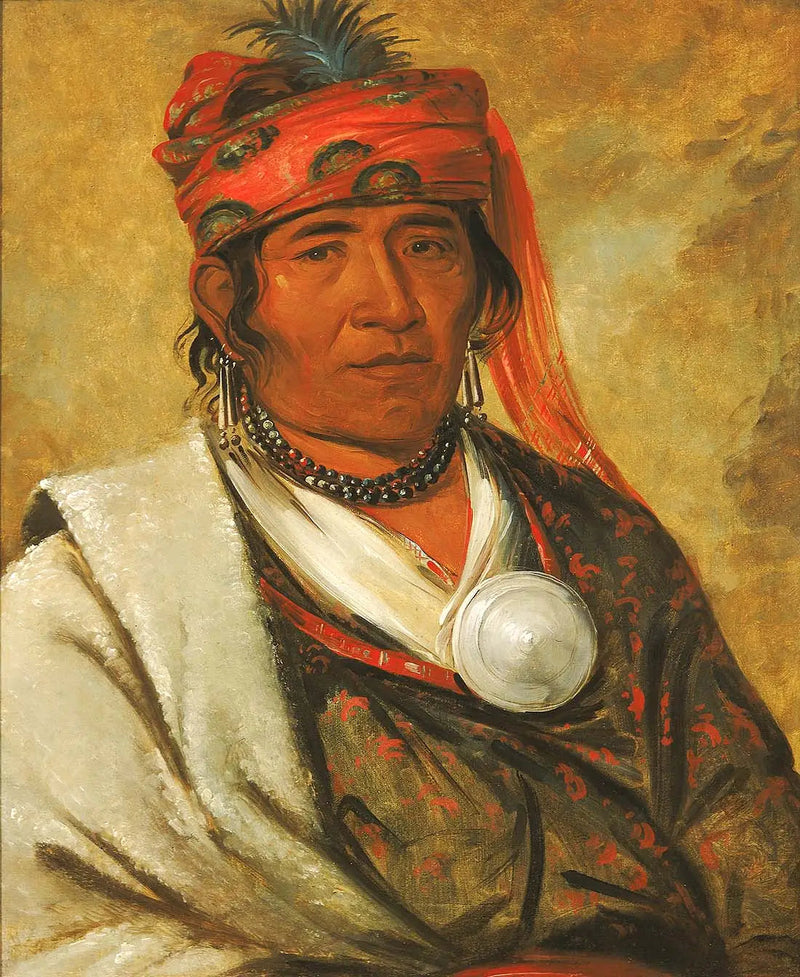 Ye-hów-lo-ji, Le Nuage, un Chef - George Catlin