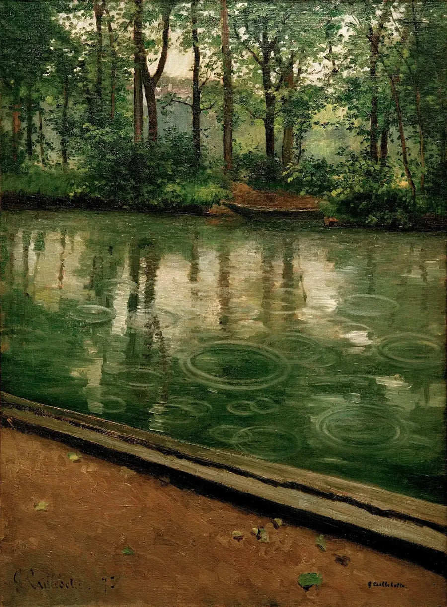 Yerres, Yağmur Etkisi - Gustave Caillebotte