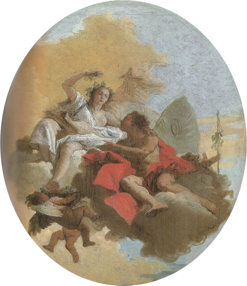 Zéphyr ve Flore - Giovanni Battista Tiepolo