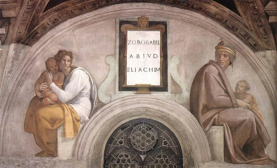 Zorobabel, Abioud ve Eliakim - Michelangelo
